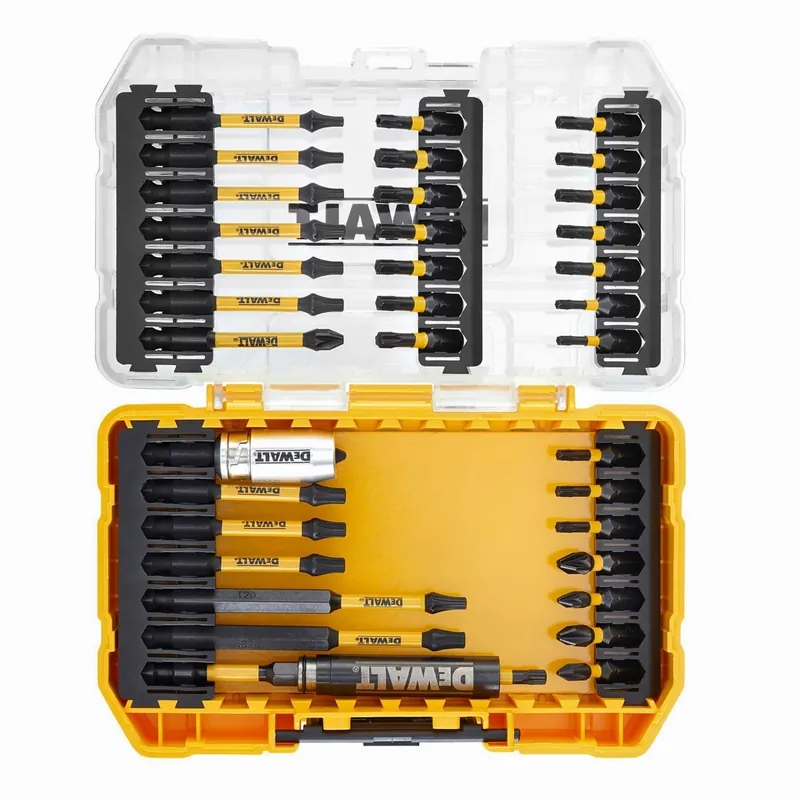 DeWalt Accessoires DT70732T-QZ Jeu d‘embouts FlexTorq 37 pièces dans une mallette résistante