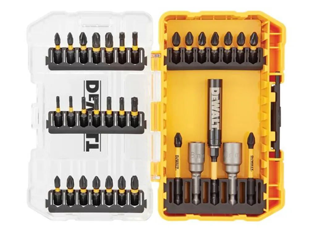 DeWalt Accessoires DT70742T-QZ Jeu d‘embouts FlexTorq de 33 pièces dans une mallette robuste