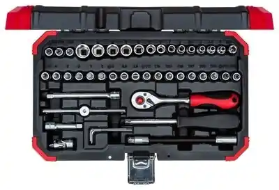 Gedore RED 3300052 R49003046 Jeu de clés à douille 1/4" métrique 46 pièces