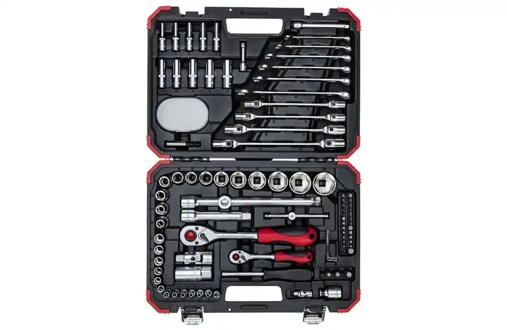 Gedore RED 3300062 R46003092 Jeu de clés à douille 1/4" + 1/2". + 1/2" Métrique 92 pièces