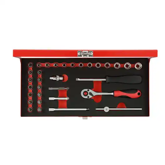 Gedore RED 3300000 R49004033 Jeu de clés à douille 1/4" métrique 32 pièces