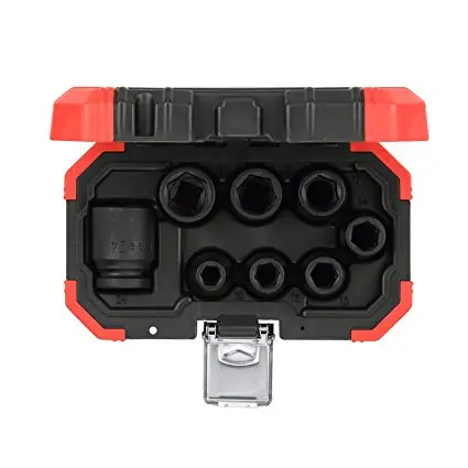 Gedore RED 3300575 R63003008 Jeu de clés à chocs 1/2", 8 pièces SW 10-12-13-14-17-19-21-24 mm