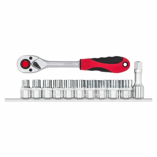 Gedore RED 3300030 R69008012 Jeu de clés à douille 1/2, 10-19 mm métriques 12 pièces