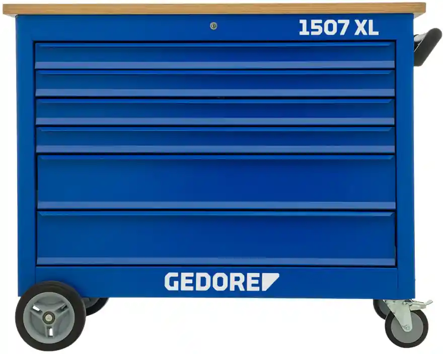 Gedore 3127796 1507 XL 40200 Établi mobile 6 tiroirs