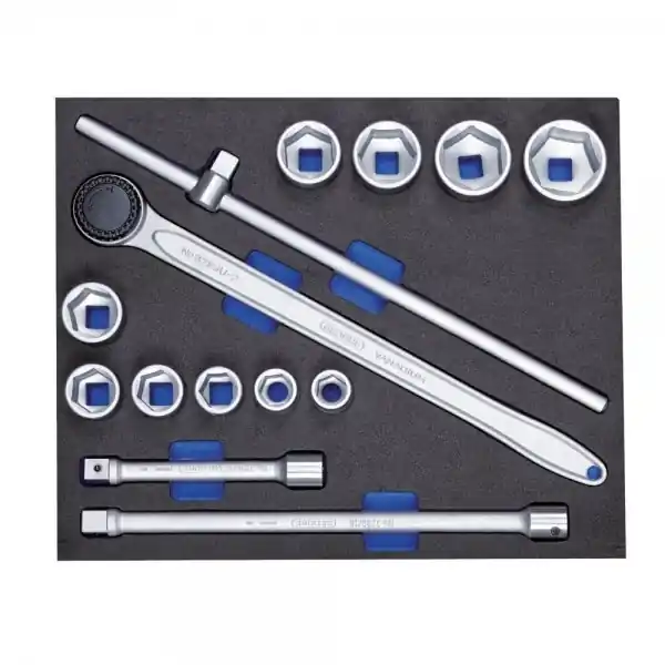 Gedore 2752727 2005 CT3-32 Assortiment de clés à douille 3/4" 14 pièces
