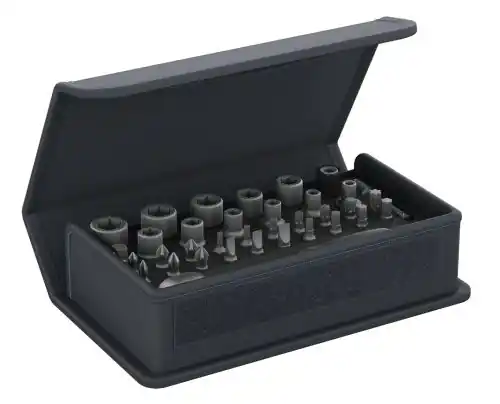 Gedore 3085015 TC 666 MU-20 Jeu de clés à ergots 1/4" 35 pièces dans un coffret