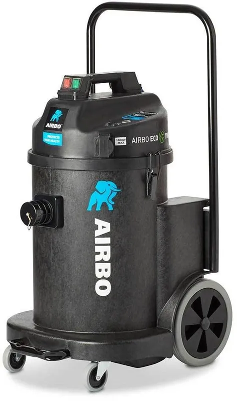 Airbo 500835 AED1240A Aspirateur de construction Double moteur 1240 Watt 40 Ltr.