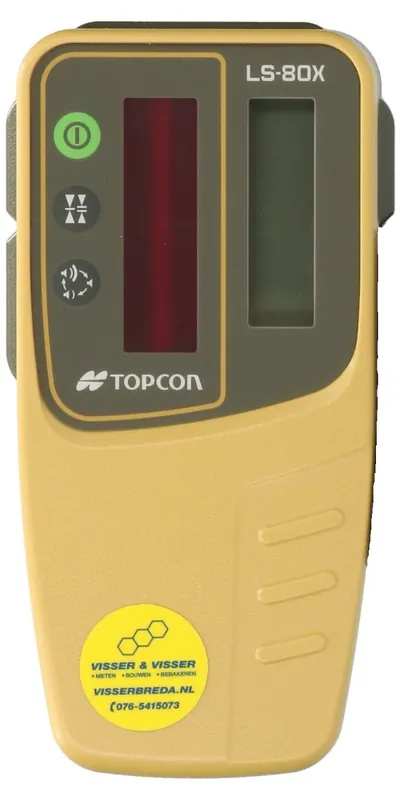 Topcon h18697 Récepteur LS-80X sans pince de fixation pour laser rouge rotatif