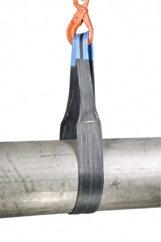 Rema 1211137 Sangle de levage en polyester S1-PE-8M avec boucles renforcées 8,0 mtr 4000 kg