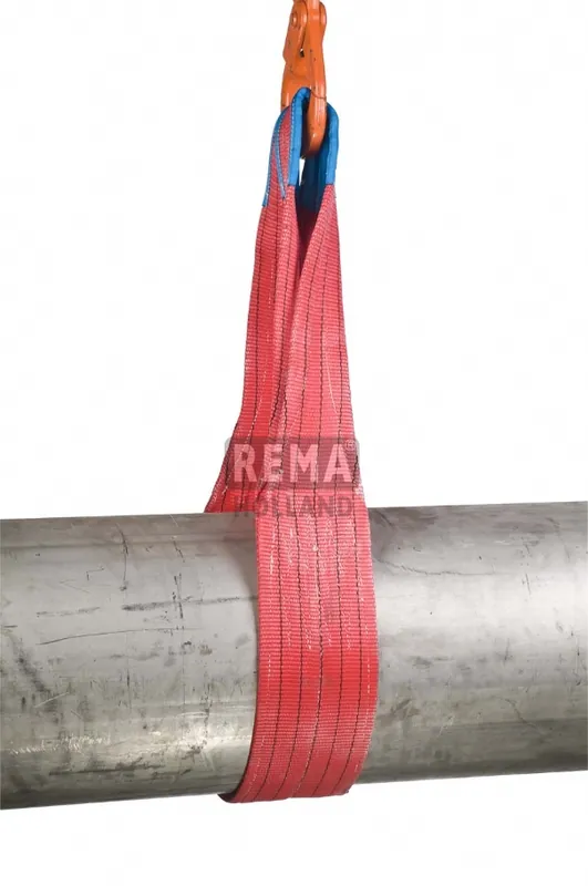 Rema 1211161 Sangle de levage en polyester S1-PE-5M avec boucles renforcées 5,0 mtr 5000 kg