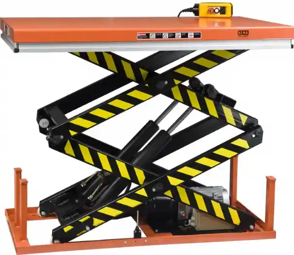 Rema 3459033 Table élévatrice stationnaire HSD-2.0 à double charge 2000 kg
