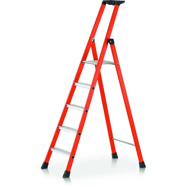 Zarges 40435 EFAmix S Escalier industriel Electro 7 marches incl. plateforme
