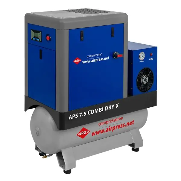 Airpress 369007 APS 7.5 CombiDry X Compresseur à vis 230 Volt