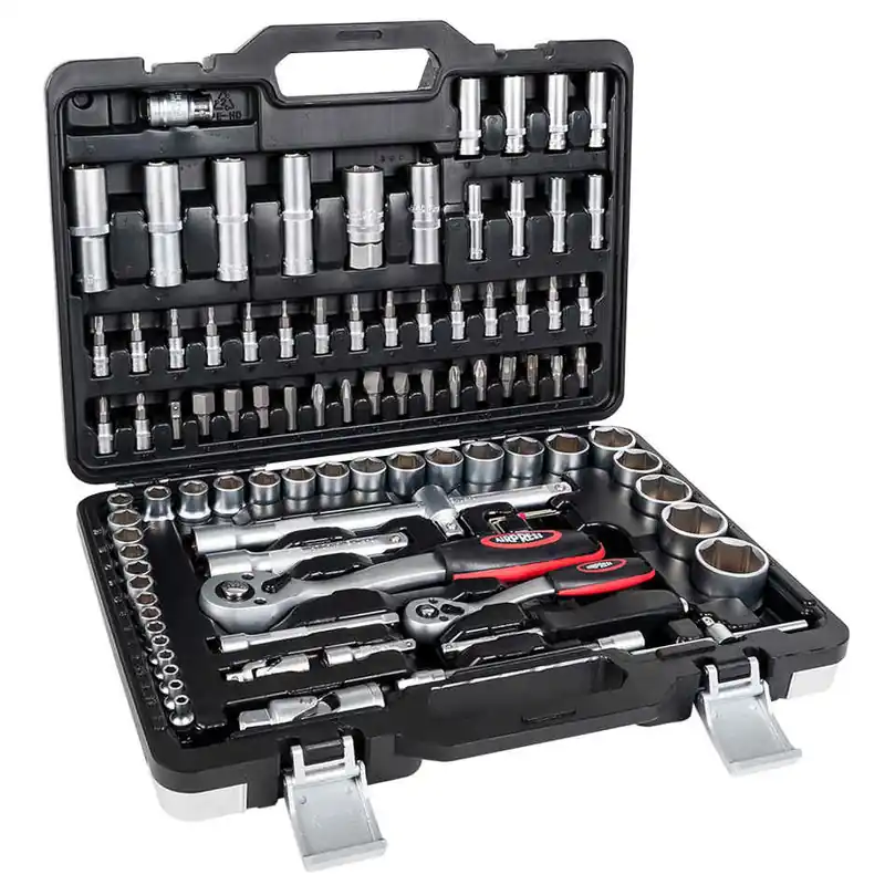 Airpress 75245 Jeu de douilles 1/2" + 1/4" 94 pcs