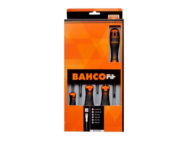 Bahco B219.026 Jeu de tournevis Bahcofit 6 pièces