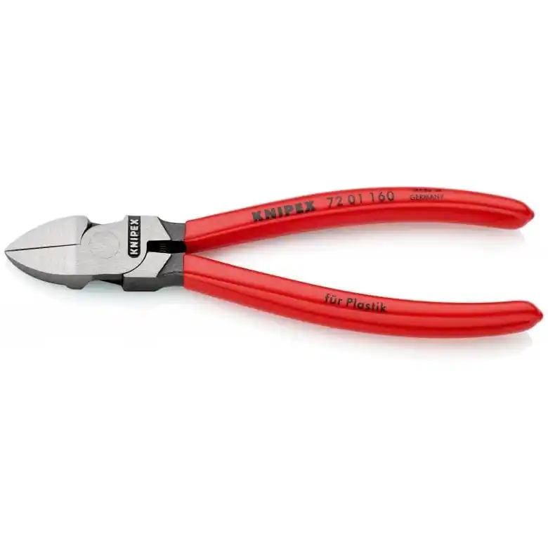 Knipex 72 01 160 7201160 Coupe diagonale pour plastique + ressort 160 mm