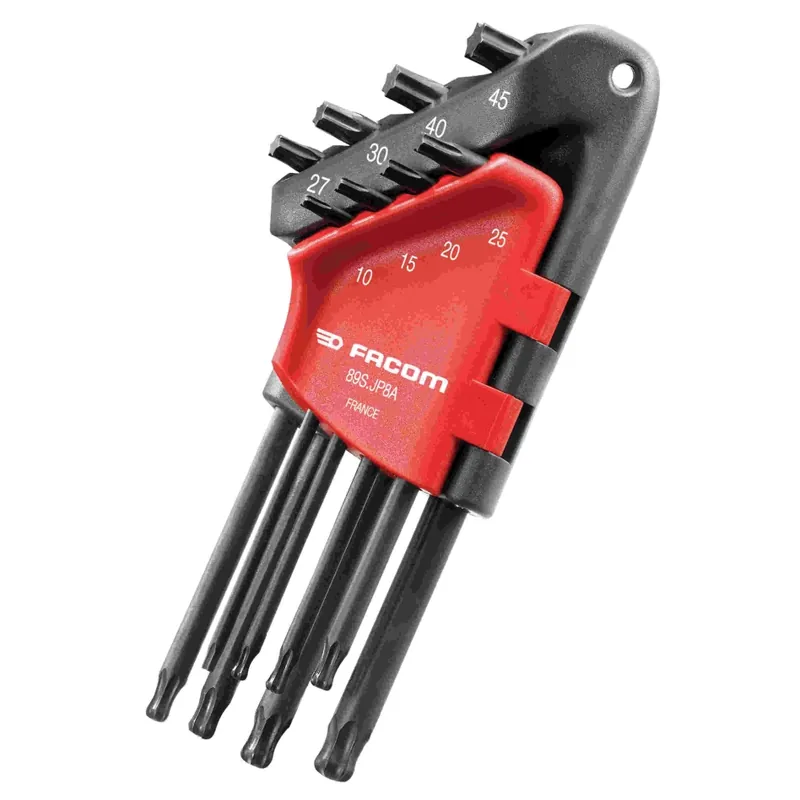 Facom 89S.JP8A Clés angulaires Torx® dans un support 8 pièces
