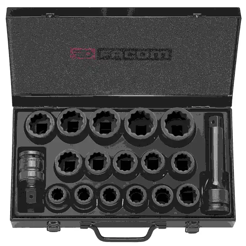 Facom NKD.500 Composition de 16 douilles impact 3/4” de 19 à 42 mm