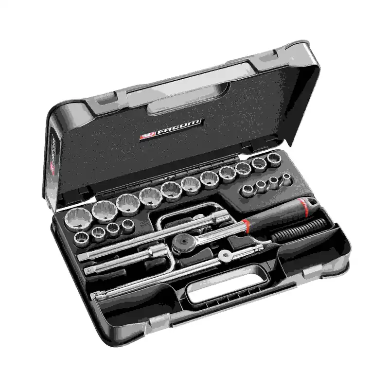 Facom S.161-3P12U Coffret douilles 1/2" 12 pans en pouces - 25 pièces -