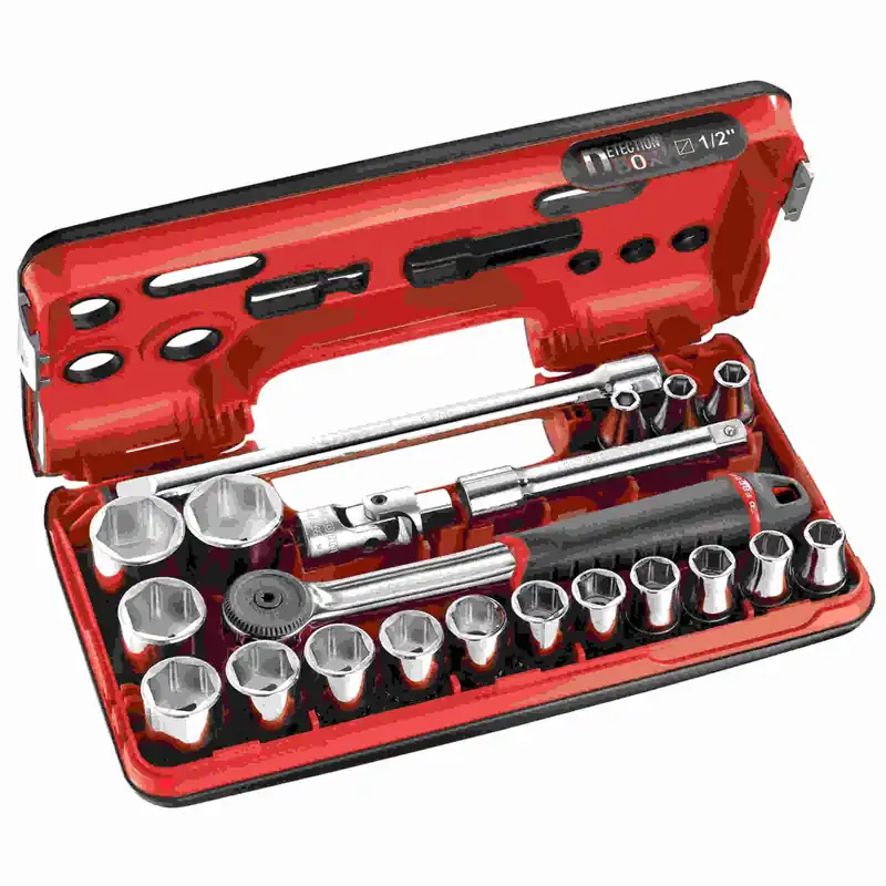 Facom S.161DBOX1 Coffret DBOX douilles 1/2" 6 pans métriques