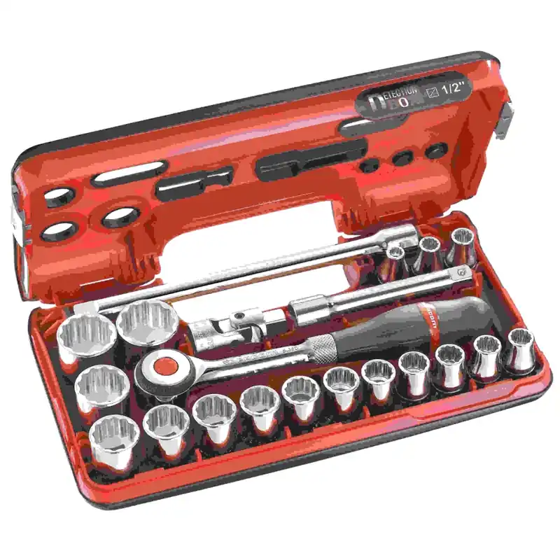 Facom S.360DBOX112 Coffret DBOX douilles 1/2" 12 pans métriques