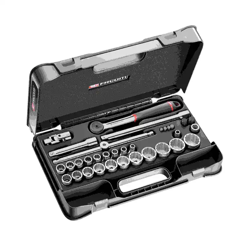 Facom S.446ADP Coffret douilles 1/2" 12 pans métriques - 35 pièces