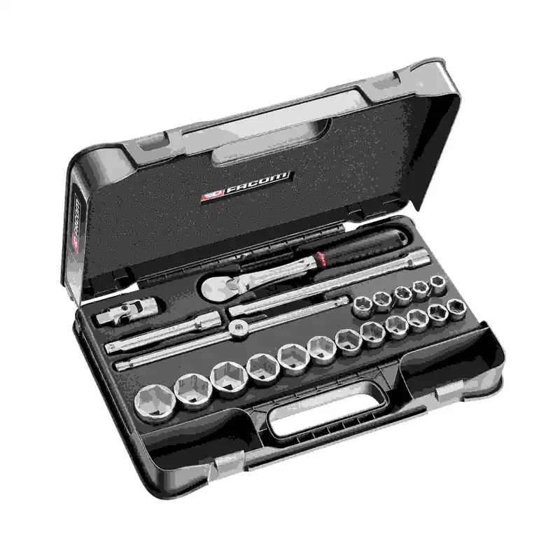 Facom SL.161-2P6U Coffret douilles 1/2" 6 pans en pouces - 22 pièces