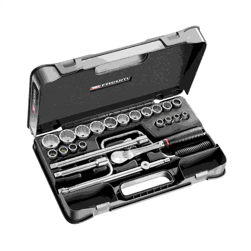 Facom SL.161-3P12U Coffret douilles 1/2" 12 pans en pouces - 25 pièces