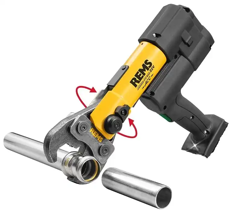 Rems 576002 R22 Akku-Press 22V ACC Basic Power Press en L-Boxx sans batterie ni chargeur