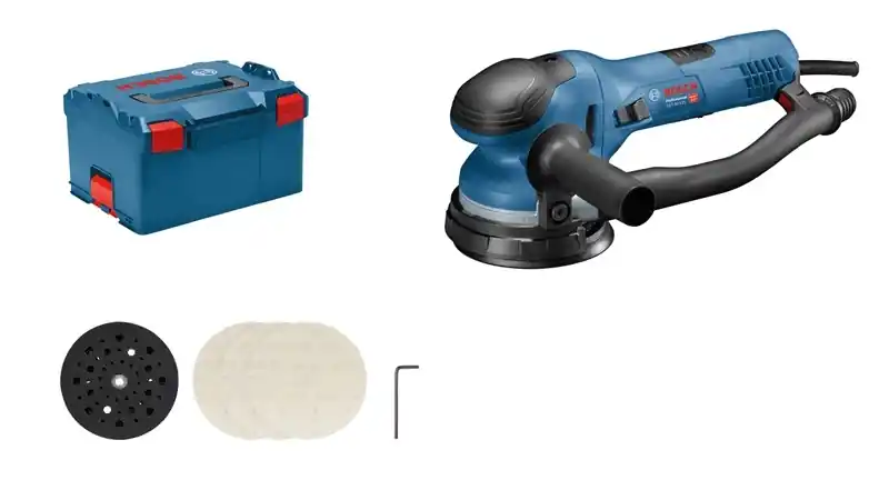 Bosch Bleu 0601257001 GET 55-125 Ponceuse excentrique professionnelle 125mm en L-Boxx