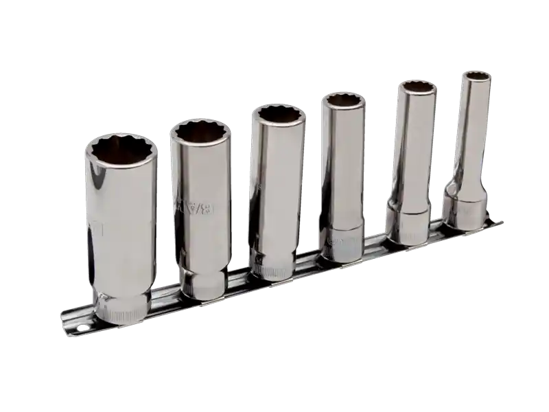 Bahco 7806MD Jeu de clés à douille 1/2" métrique 10-22 mm sur support de rail