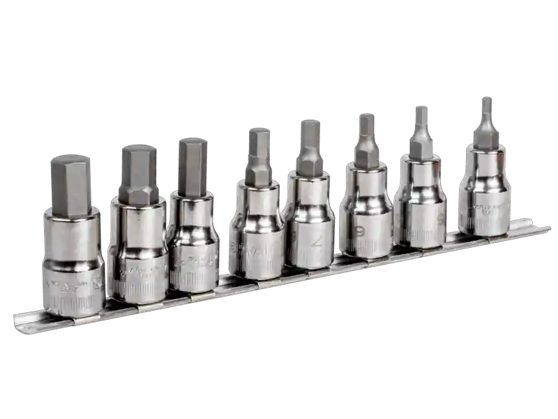 Bahco 7808HM Jeu de douilles 1/2" Metrsich 4-14 mm Hexagone