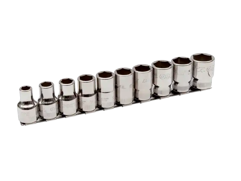 Bahco 7810MH Jeu de clés à douille 1/2" métrique 10-22 mm sur support de rail