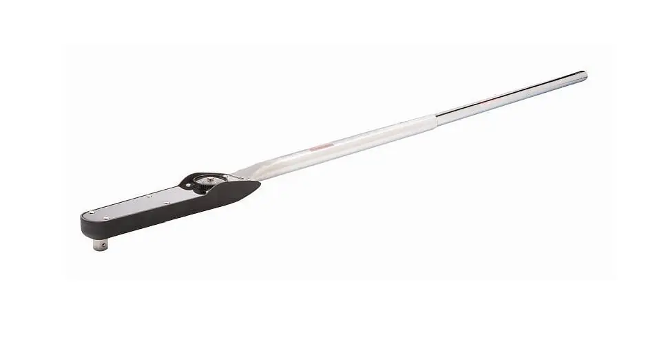 Bahco 7454-1400E Clé dynamométrique mécanique 275-1400 Nm avec indicateur de traînée/LED, douille carrée fixe et poignée en 2 parties