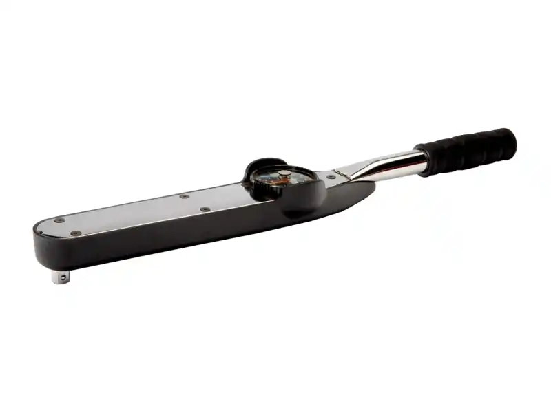 Bahco 7454-9 Clé dynamométrique mécanique avec indicateur de traînée, douille carrée fixe et poignée en plastique