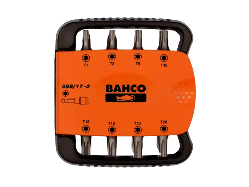 Bahco 59S/17-2 Jeu d‘embouts de tournevis standard et porte-embouts - 17 pièces