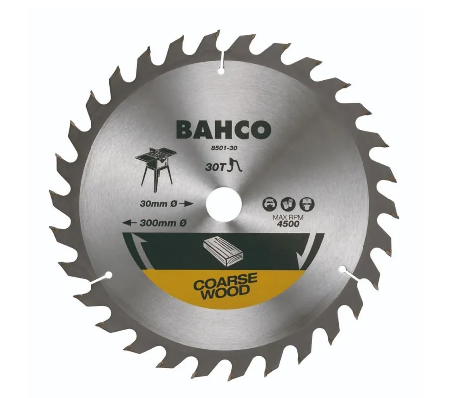 Bahco 8501-30 Lames de scies circulaires pour bois dans les scies de chantier