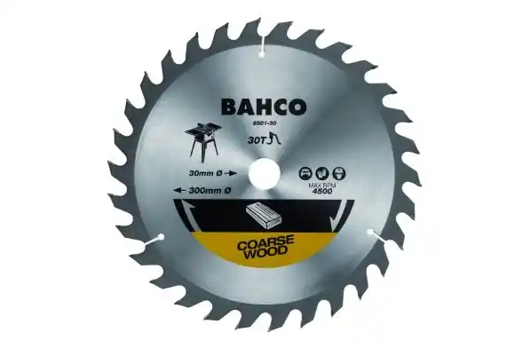 Bahco 8501-30F Lames de scie circulaire pour bois dans les scies de chantier