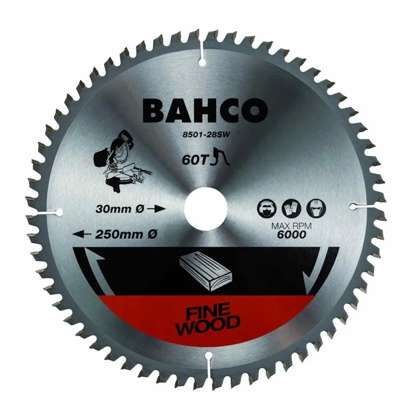 Bahco 8501-28SW Scies circulaires pour le bois dans la scie à onglets