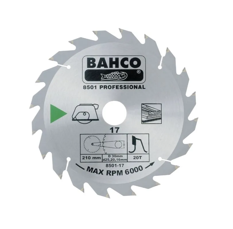 Bahco 8501-40 Lames de scie circulaire pour bois dans les scies de chantier