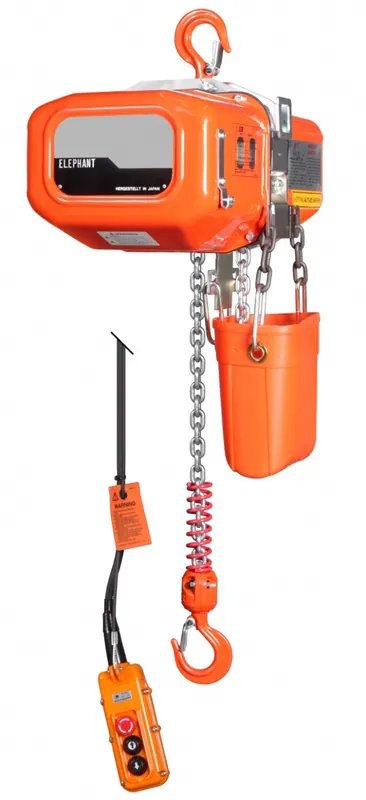 Rema 0515007-6 FAH30/3000/6M Elephant 400 V palan électrique à chaîne 1 vitesse 6.0 mtr 3000 kg 515007