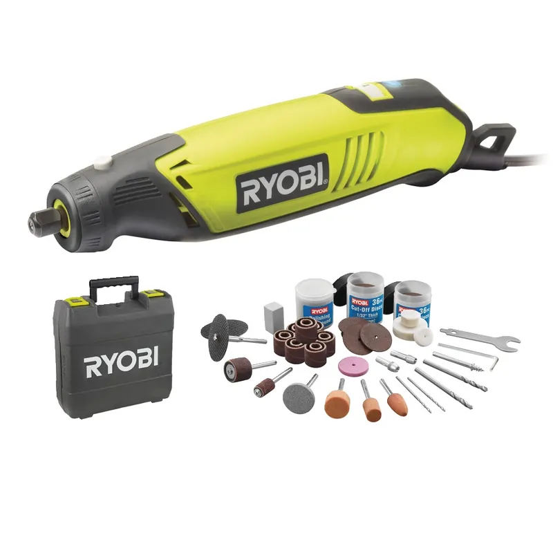 Ryobi 5133000754 EHT150V Multitool 150 Watt + set d‘accessoires 115 pièces dans une valise