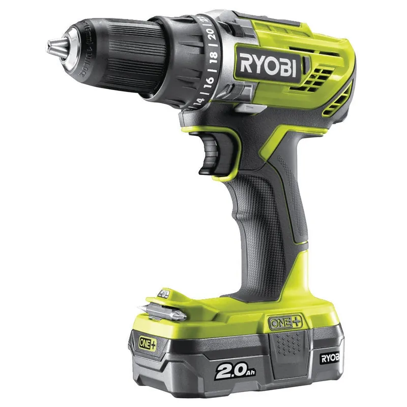 Ryobi 5133003347 R18DD3-120S Perceuse Accu 18 volts 2.0 Ah Li-ion