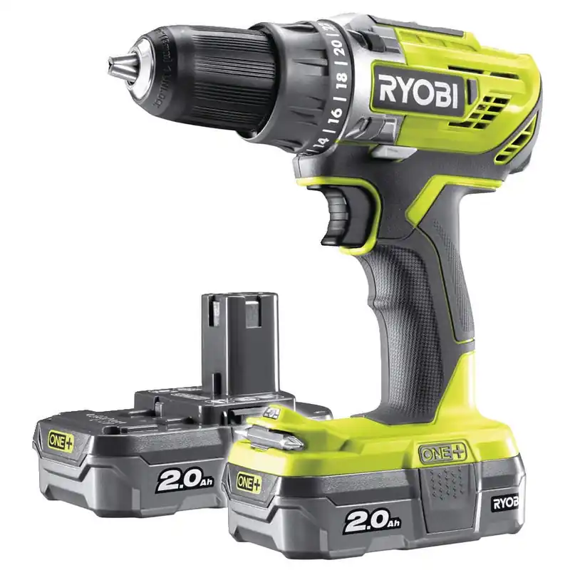 Ryobi 5133003348 R18DD3-220S Perceuse sans fil 18 Volt 2.0 Ah Li-ion