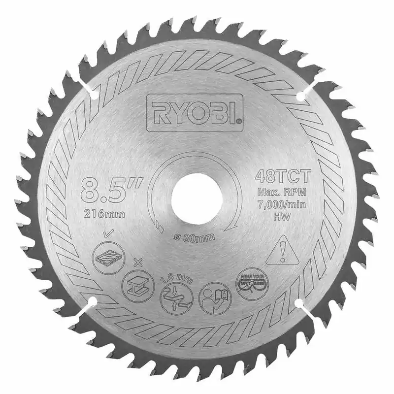 Ryobi Accessoires 5132002620 SB216T48A1 Lame de scie TCT 216 x 30 x 48T
