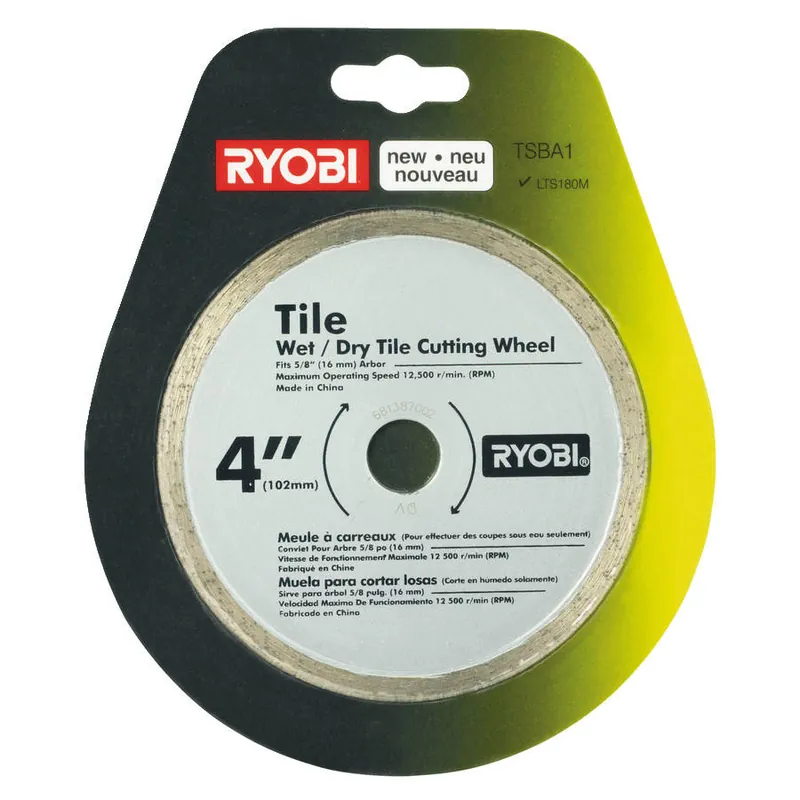 Ryobi Accessoires 5132002473 TSBA1 Scie diamantée 102 x 16 mm