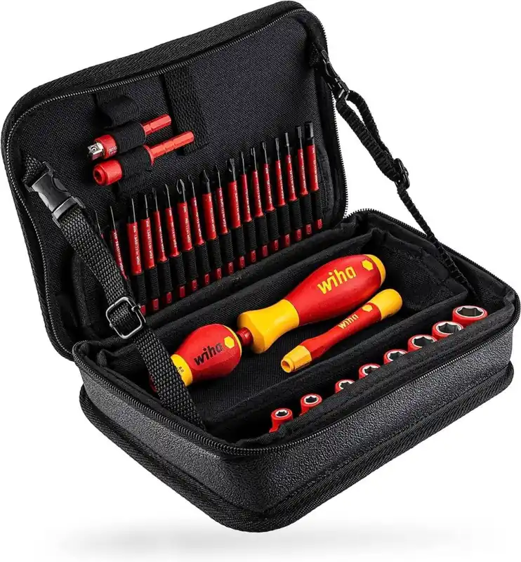 Wiha 43465 Jeu d‘outils slimVario® électrique 31 pièces