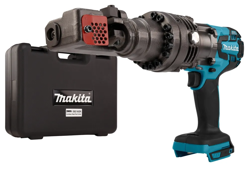 Makita DSC163ZK Cisaille à barres d‘‘armature 18V bloc de batteries et chargeur