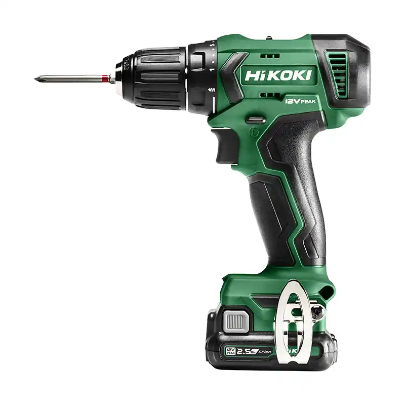 HIKOKI DS12DAWFZ Perceuse-visseuse sans fil 12V 2.5Ah Li-Ion + 5 ans de garantie du revendeur