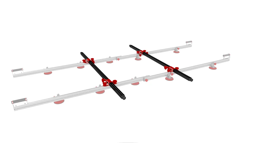 Rubi 18819 Jeu supplémentaire de diapositives transversales pour SLIM EASY TRANS